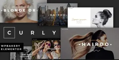 Curly Hairdressers-and-Hair-Salons-Theme